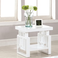 Rectangular Contemporary End Table