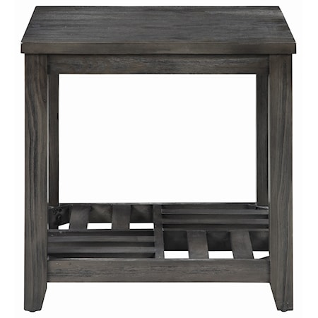 GREY END TABLE |