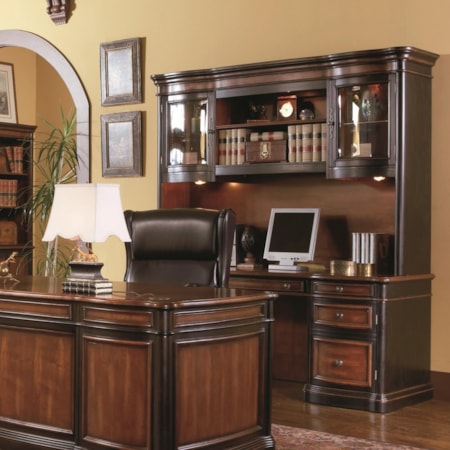Credenza and Hutch