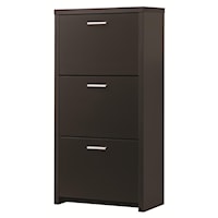 Tall 3-Drawer Shoe Cabinet