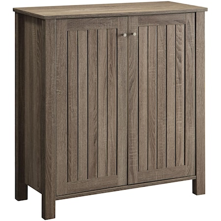 Weathered Gray Shoe Cabinet/Accent Cabinet
