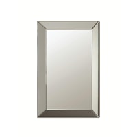 Contemporary Frameless Beveled Mirror