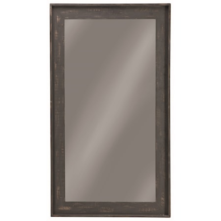 Accent Mirror with Distressed Frame