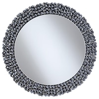 Round Contemporary Wall Mirror