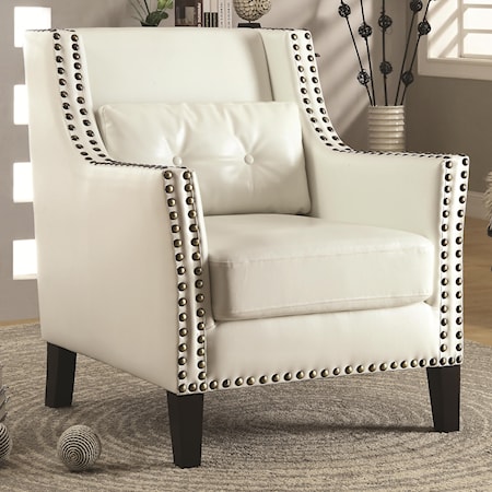 Transitional Wing Chair