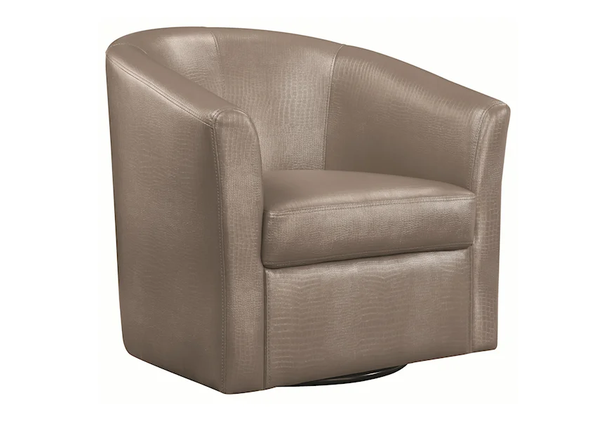 Accent Seating Swivel Accent Chair by Coaster at Dream Home Interiors