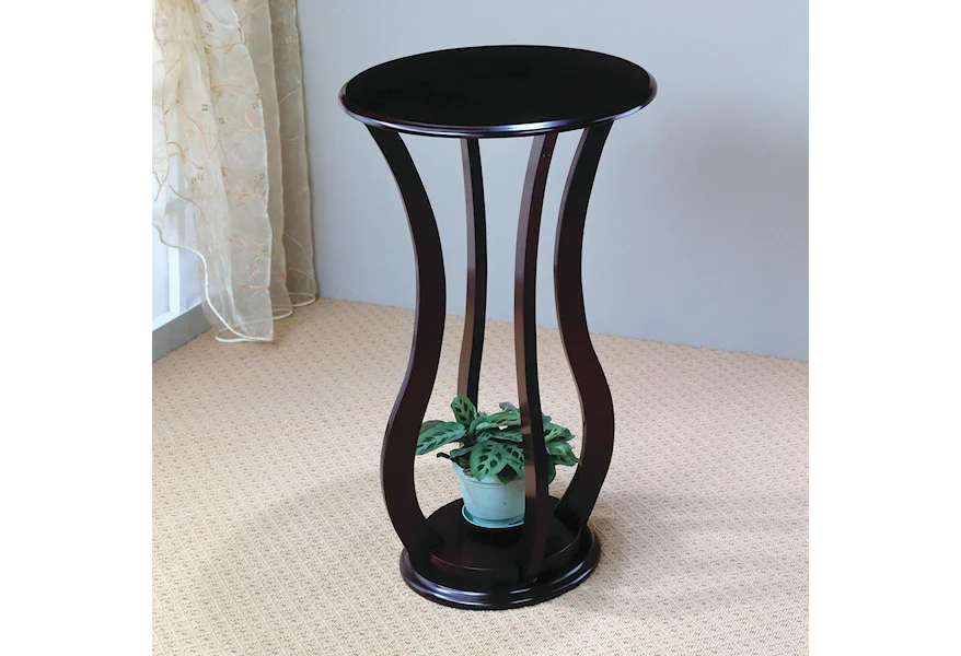 Accent Stands Round Plant Stand by Coaster at H & F Home Furnishings