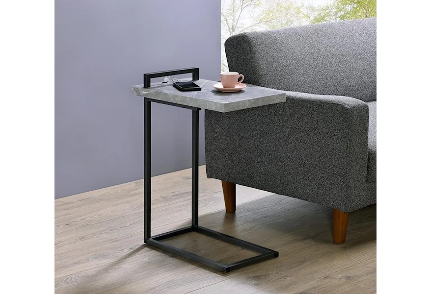 Accent Tables Chairside Table with USB Charging Port by Coaster at Sam's Furniture Outlet