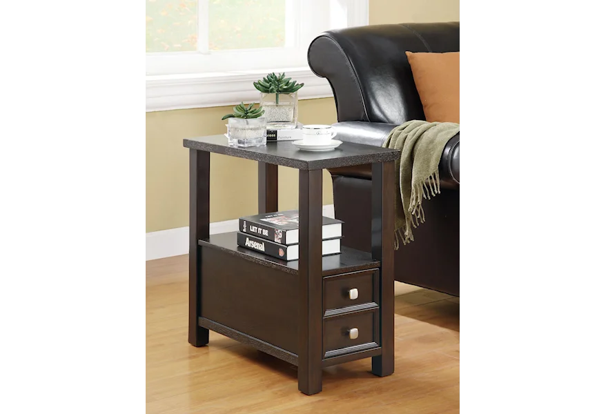 Accent Tables Chairside Table by Coaster Furniture at Del Sol Furniture
