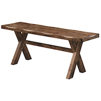 Trestle Style Bench