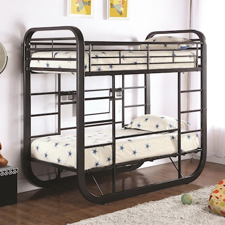 Twin Workstation Bunk Bed