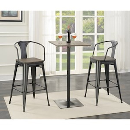 Bar Table and Stool Set