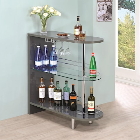 Grey Bar Table