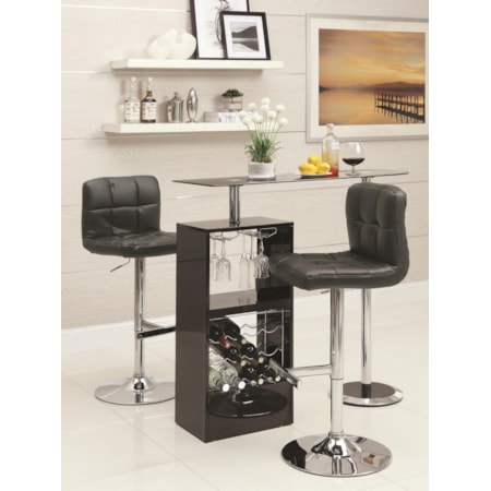 Black Bar Table