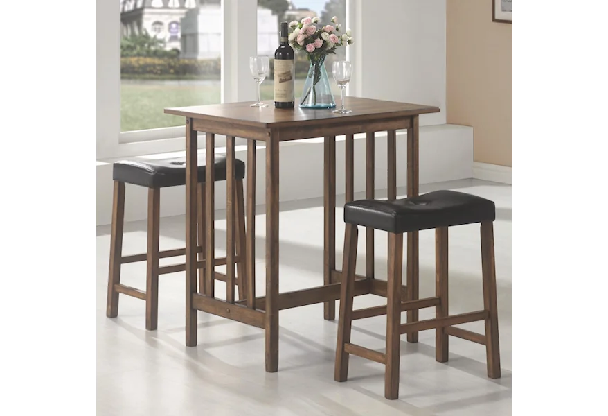 Bar Units and Bar Tables 3PC Set by Coaster at Rife's Home Furniture