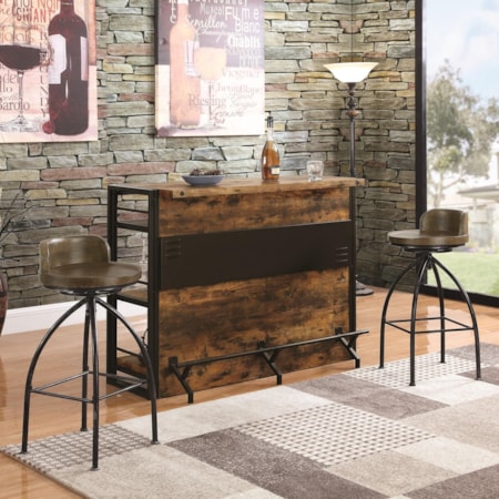 Bar and Stool Set