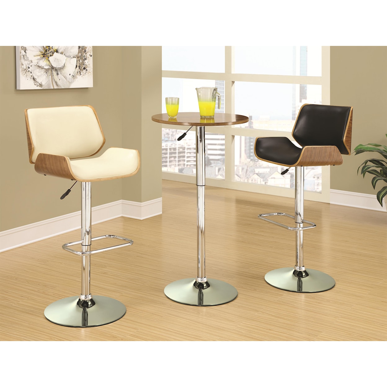 Coaster Bar Units and Bar Tables Adjustable Bar Stool