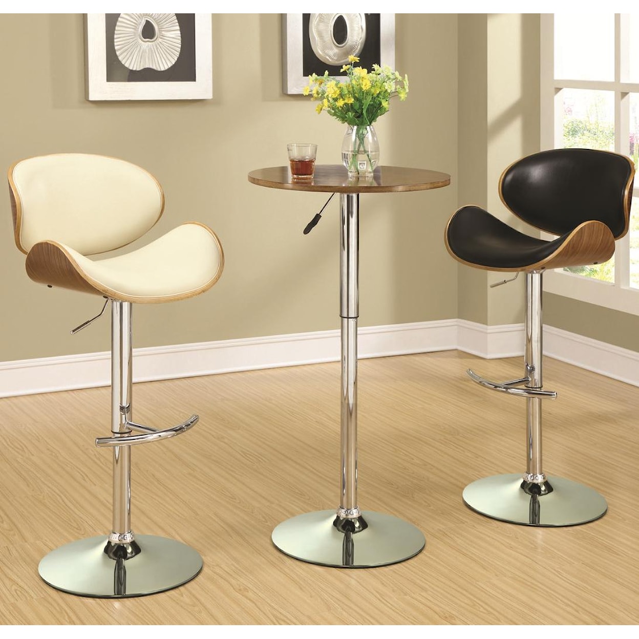 Coaster Bar Units and Bar Tables Adjustable Bar Stool