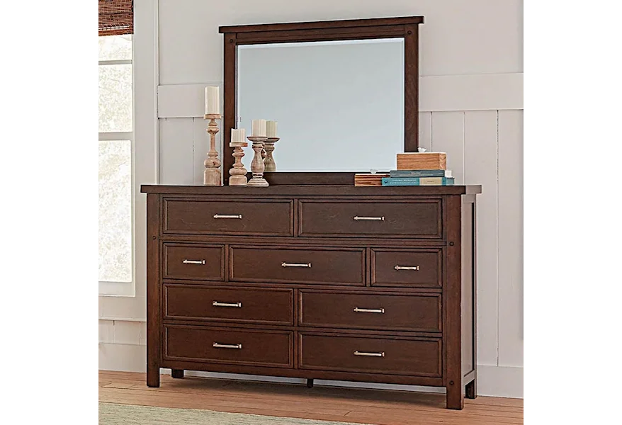 Barstow Dresser and Mirror Set by Coaster at Rife's Home Furniture