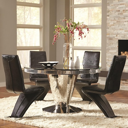 5 Piece Table and Chair Set