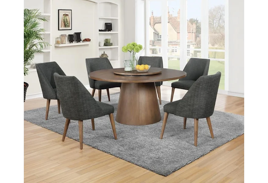 Beverly 5-Piece Round Dining Set by Coaster at Beck's Furniture