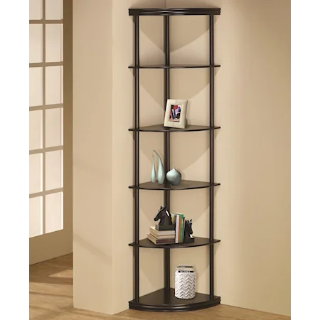 Corner Bookshelf