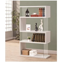 Asymmetrical  Snaking Bookshelf