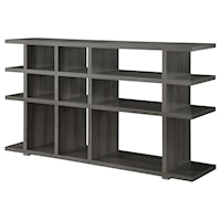 WEATHERED GREY BOOKCASE |