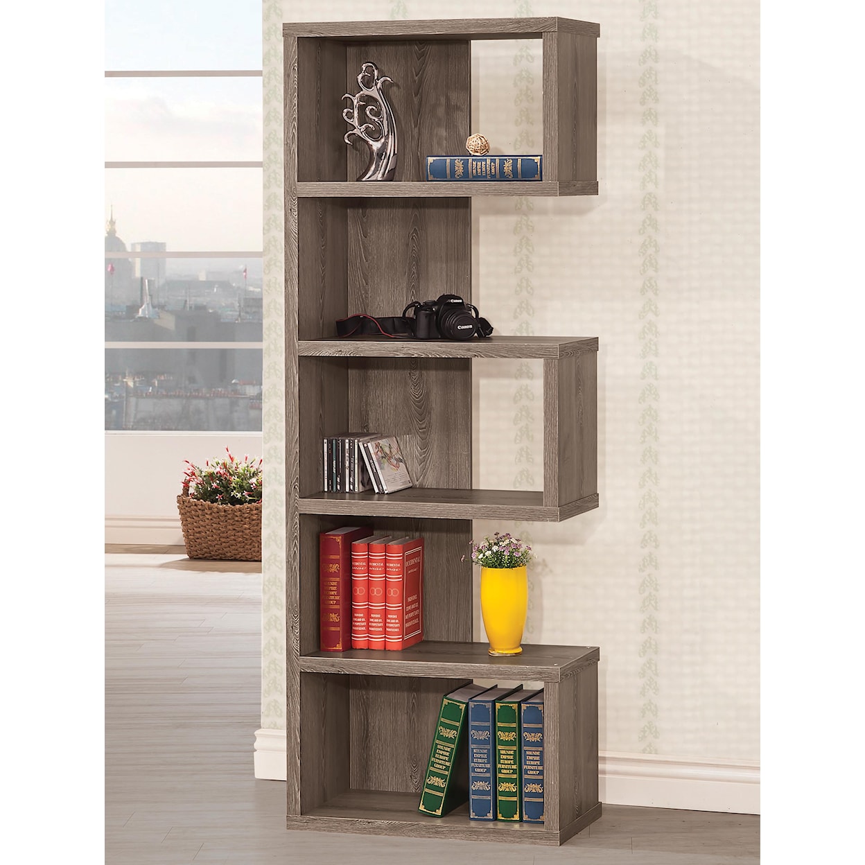 Coaster Bookcases BOOKCASE GREY |