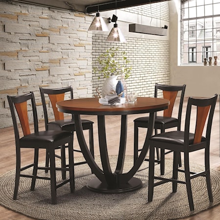 5 Piece Counter Table and Chair Set