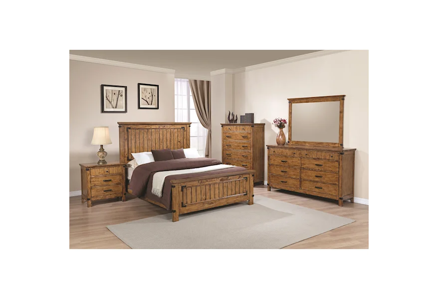 Brenner King Bedroom Group by Coaster at Z & R Furniture