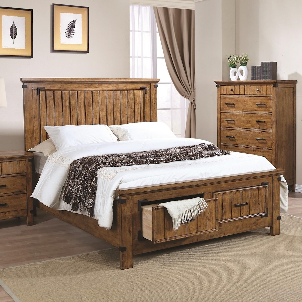 Coaster Brenner California King Storage Bed