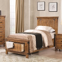 Twin Storage Bed with Dovetail Drawer
