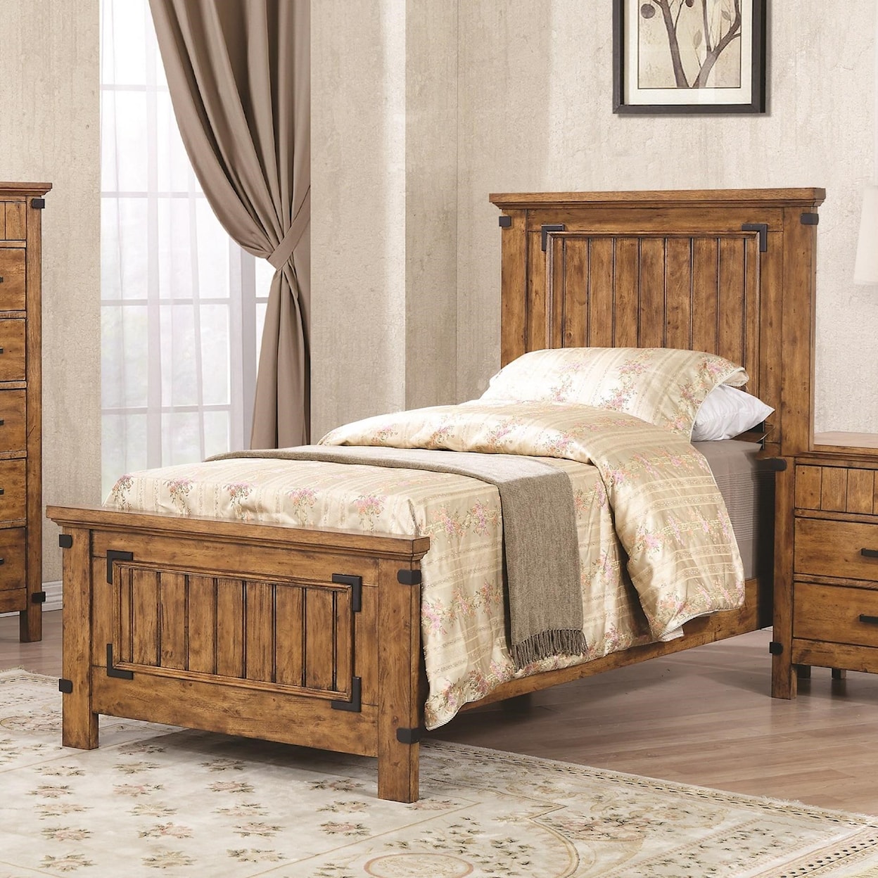 Coaster Brenner Twin Panel Bed