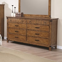 8 Drawer Dresser with Felt Lined Drawers
