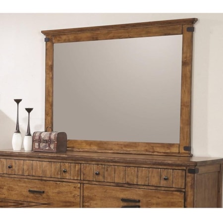Mirror with Wood Frame