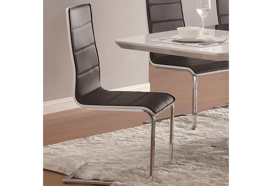 Broderick Dining Side Chair by Coaster at Z & R Furniture