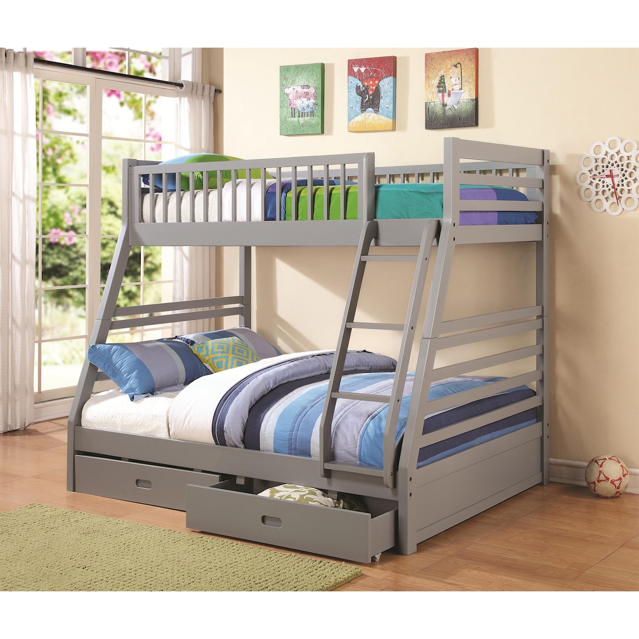 Coaster Bunks Twin over Full Bunk Bed