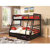 Coaster Bunks Twin over Full Bunk Bed