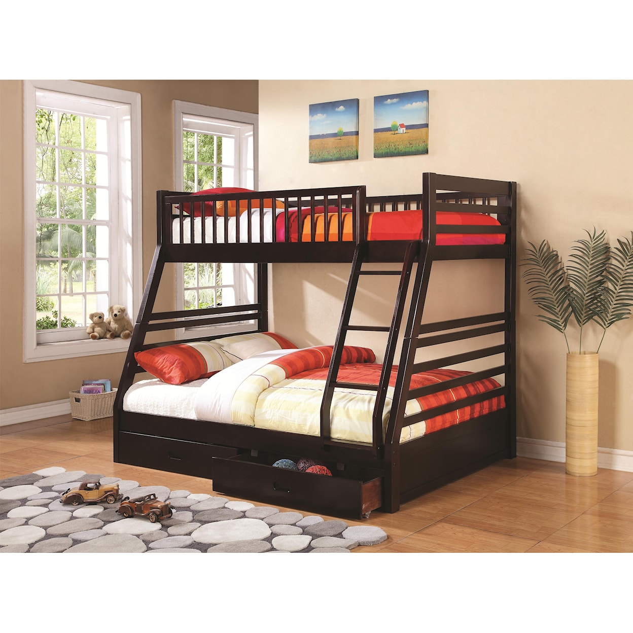 Coaster Bunks Twin over Full Bunk Bed