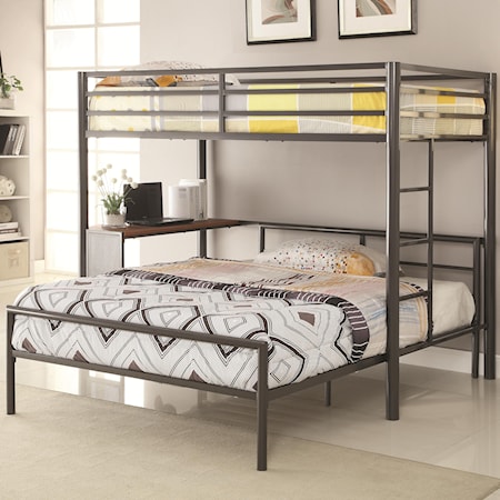 Twin Workstation Bed