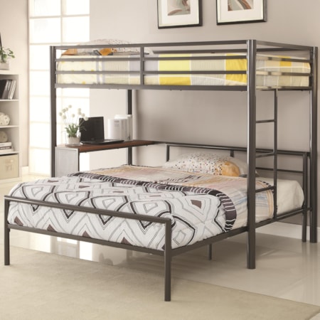 Twin Workstation Bed