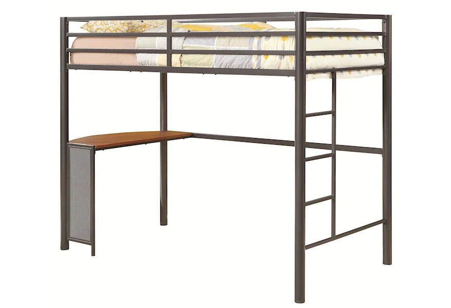 Bunks Twin Workstation Bed by Coaster at Z & R Furniture