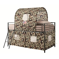 Camouflage Tent Loft Bed