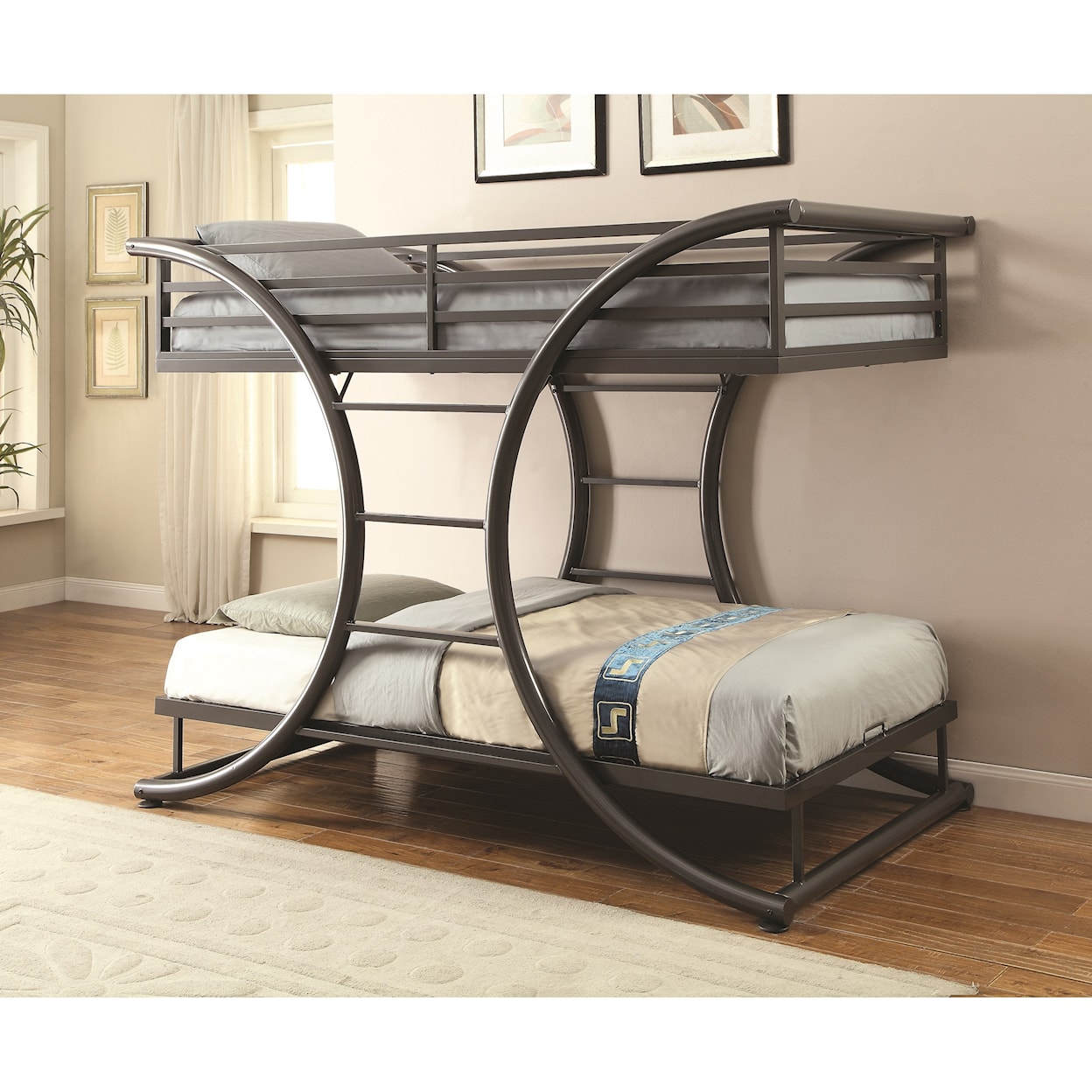 Coaster Bunks Twin/Wtin Bunk Bed