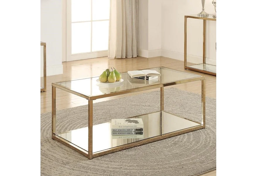 Calantha Cocktail Table and 2 End Tables Set by Coaster at Sam Levitz Furniture