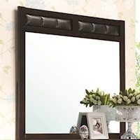 Dresser Mirror with Upholstered Frame