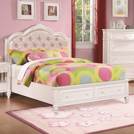 Twin Size Storage Bed