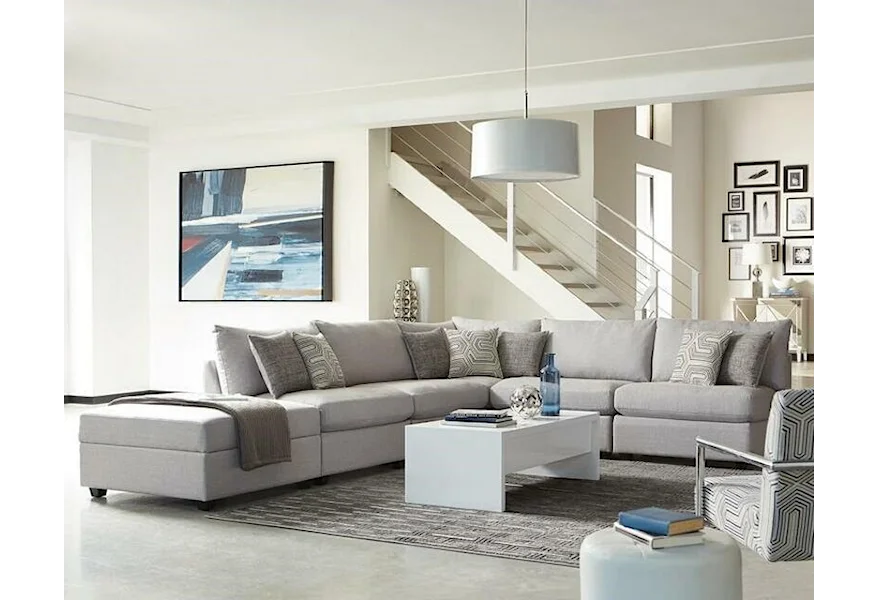 Charlotte 6-Piece Modular Sectional by Coaster at Beck's Furniture