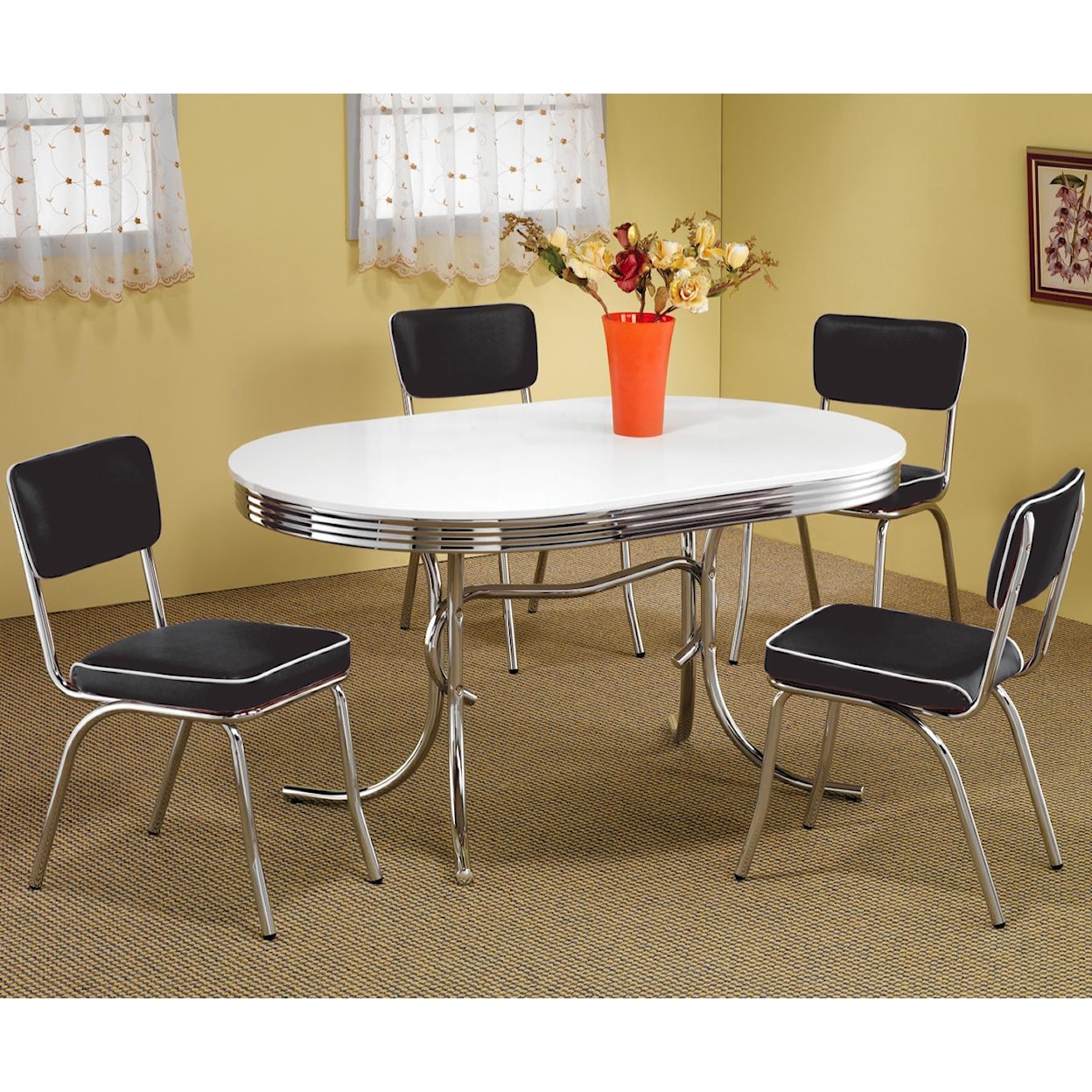 Coaster Cleveland Oval Dining Table